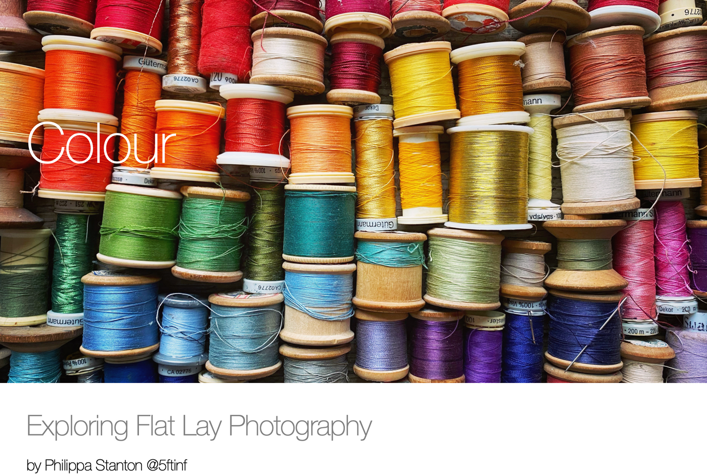 Exploring Flat Lay Photography: COLOUR Module