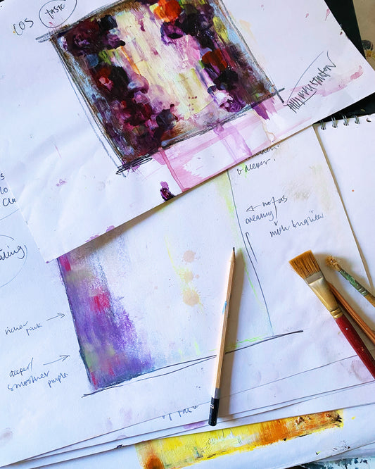 Synaesthesia Painting Commissions - 30 x 80cm Canvas